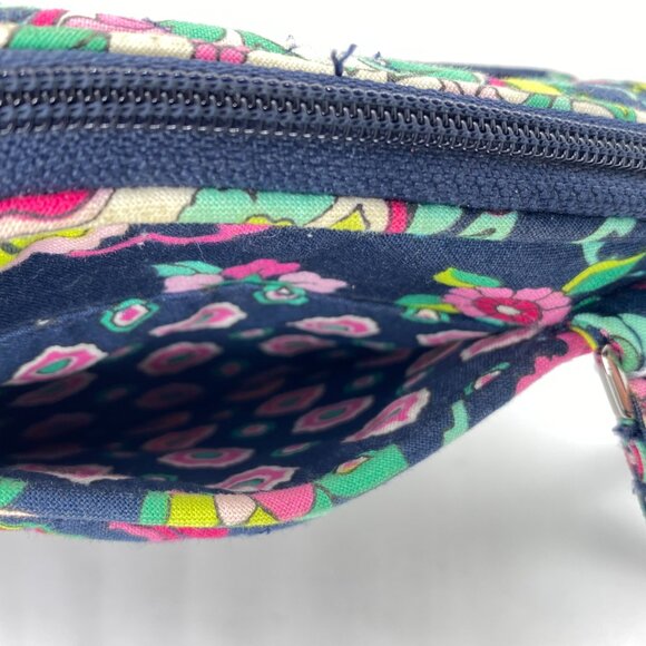 Vera Bradley Bag Mini Hipster Crossbody Petal Paisley Adjustable Strap Purse - Picture 10 of 12